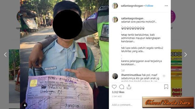 Wow, Valentino Rossi Kena Tilang di Jawa Tengah