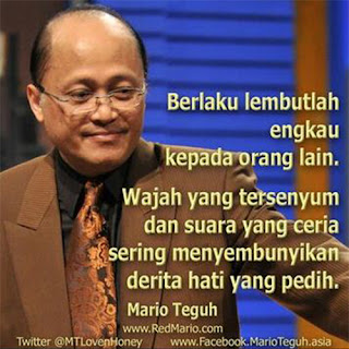 Gambar kata bijak mario teguh berperilaku lembut buat dp bbm