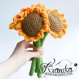 PATRON GRATIS GIRASOL AMIGURUMI 68046