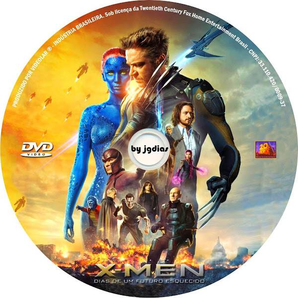 Label DVD X Men Dias De Um Futuro Esquecido