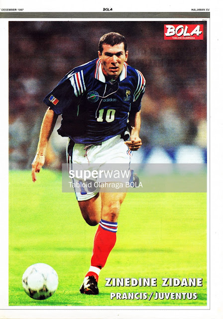 ZINEDINE ZIDANE FRANCE 1997