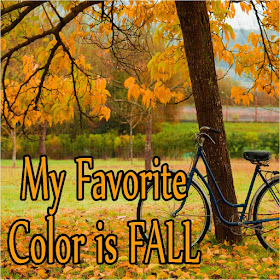 Decorate your fall scrapbook pages with this free Favorite Color card printable.  Cards are available in vertical and horizontal printables.