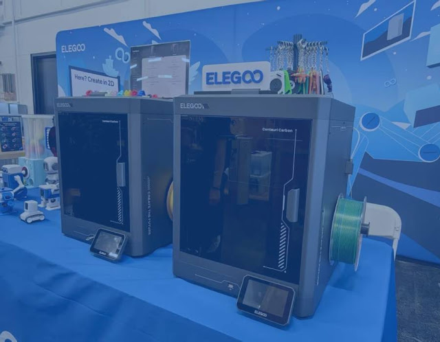 Elegoo AI Robots and Glowing Wings at Open Sauce