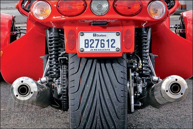 T-Rex tricycle is a crazy machine