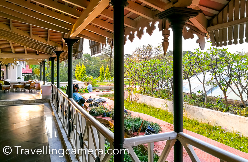 He also showed us one of the oldest terrace garden (the one you see in above photograph) on first floor of the property. It was amazing to see how carefully this whole property is maintained in the middle of the city.