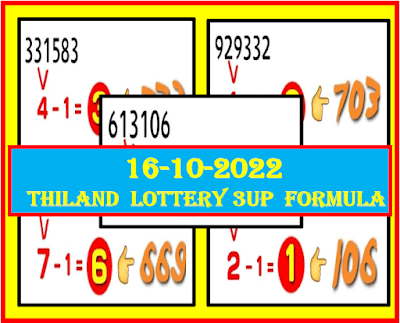 Thailand Lottery 100% Sure Formula 16-11-2022-Thai lottery VIP Formula 16-11-2022