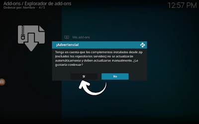 Instalar complemento Winner Sports en Kodi