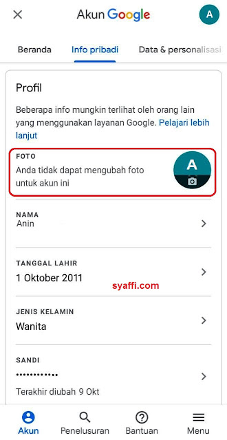 Buat GMAIL Lewat HP