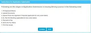 Driving License Online Apply