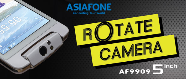 Asiafone AF9909, Smartphone Quad Core Kamera Putar 5MP Rp600 Ribuan