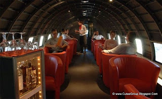 Restaurant Inside an Old Soviet Plane