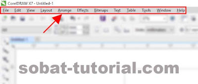 Cara Menampilkan Menu Arrange Pada CorelDraw X7
