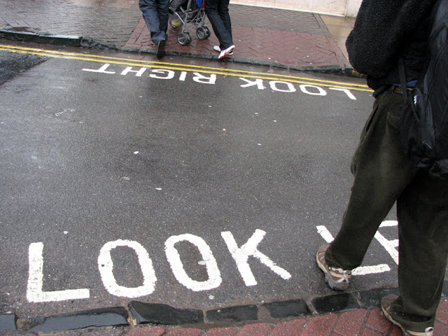 Street signs in Stratford-upon-Avon, England