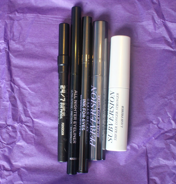 Photo of contents of Little Perversions Gift Set from Urban Decay Goodie Bag