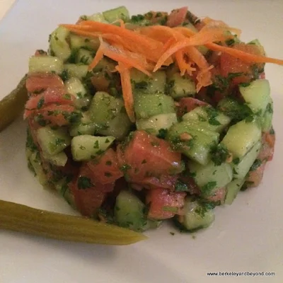 Shirazi Salad at Persepolis in NYC