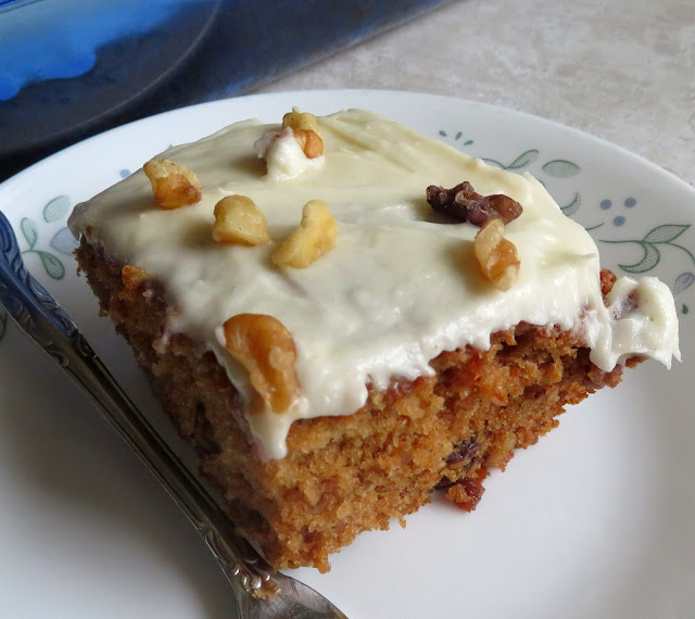 Brown Butter Frosted Applesauce Spice Cake