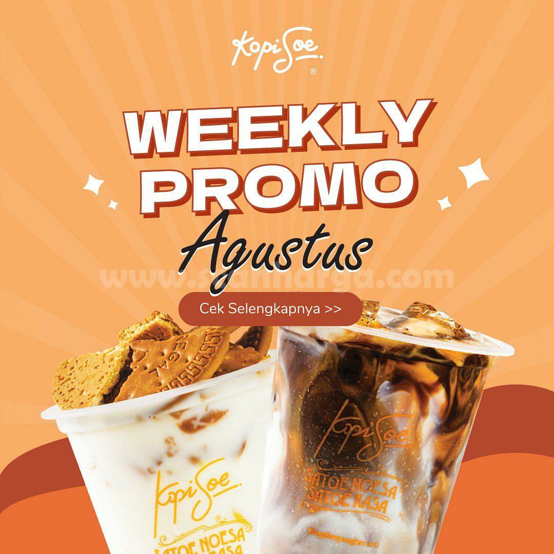 Promo KOPI SOE WEEKLY Edisi SPESIAL AGUSTUS 2022