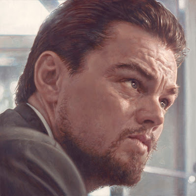 leonardo dicaprio 2011. Acrylic on canvas: 60 x 60 cm