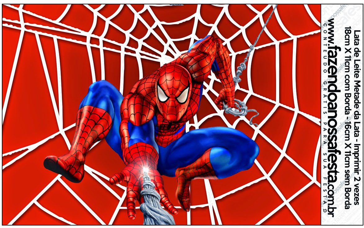 Spiderman: Etiquetas para Candy Bar para Imprimir Gratis 