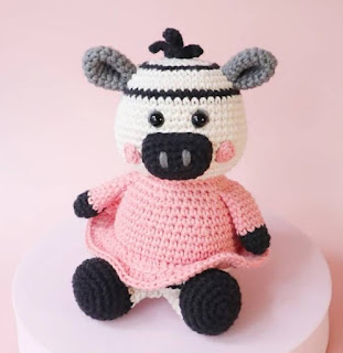 PATRON GRATIS CEBRA AMIGURUMI 67470