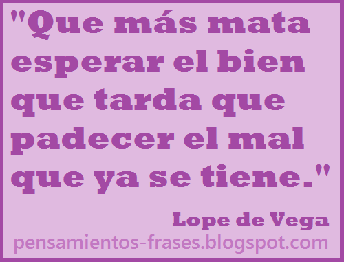 frases de Lope de Vega