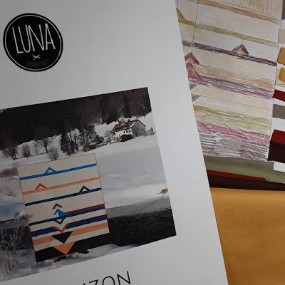 Luna Lovequilts - Horizon quilt pattern - Colouring diagram