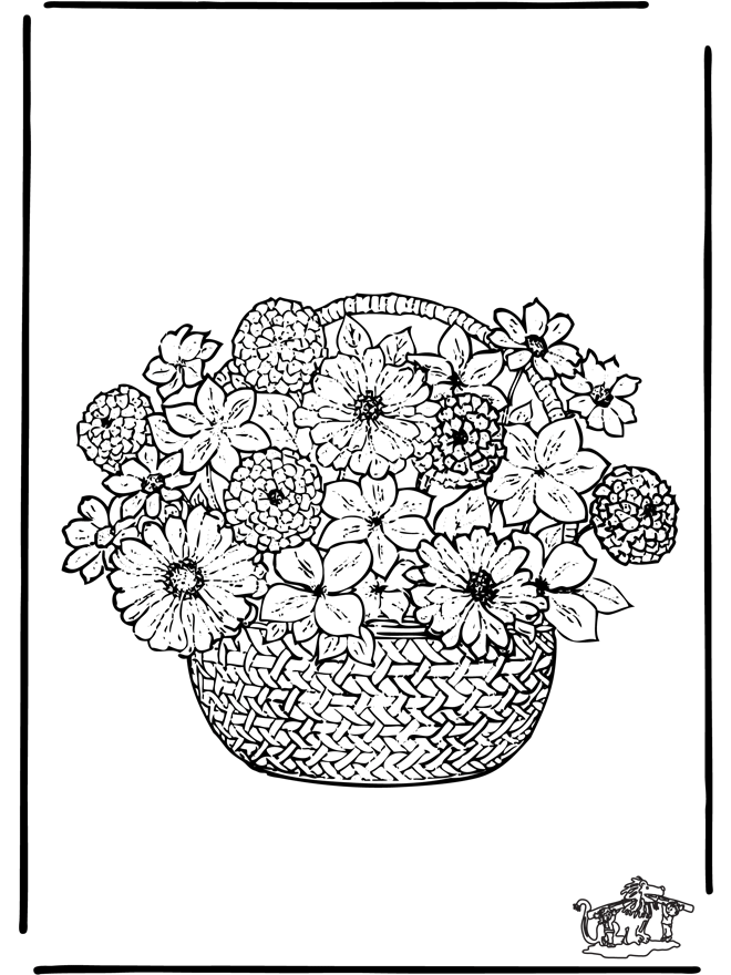 Flower Coloring Pages Free