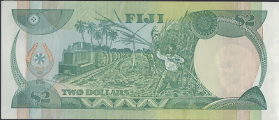 Fiji 2 Dollar 1995 P# 90