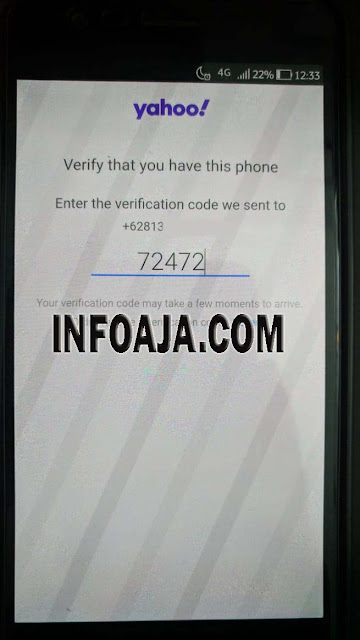 Kode Verifikasi Email Yahoo