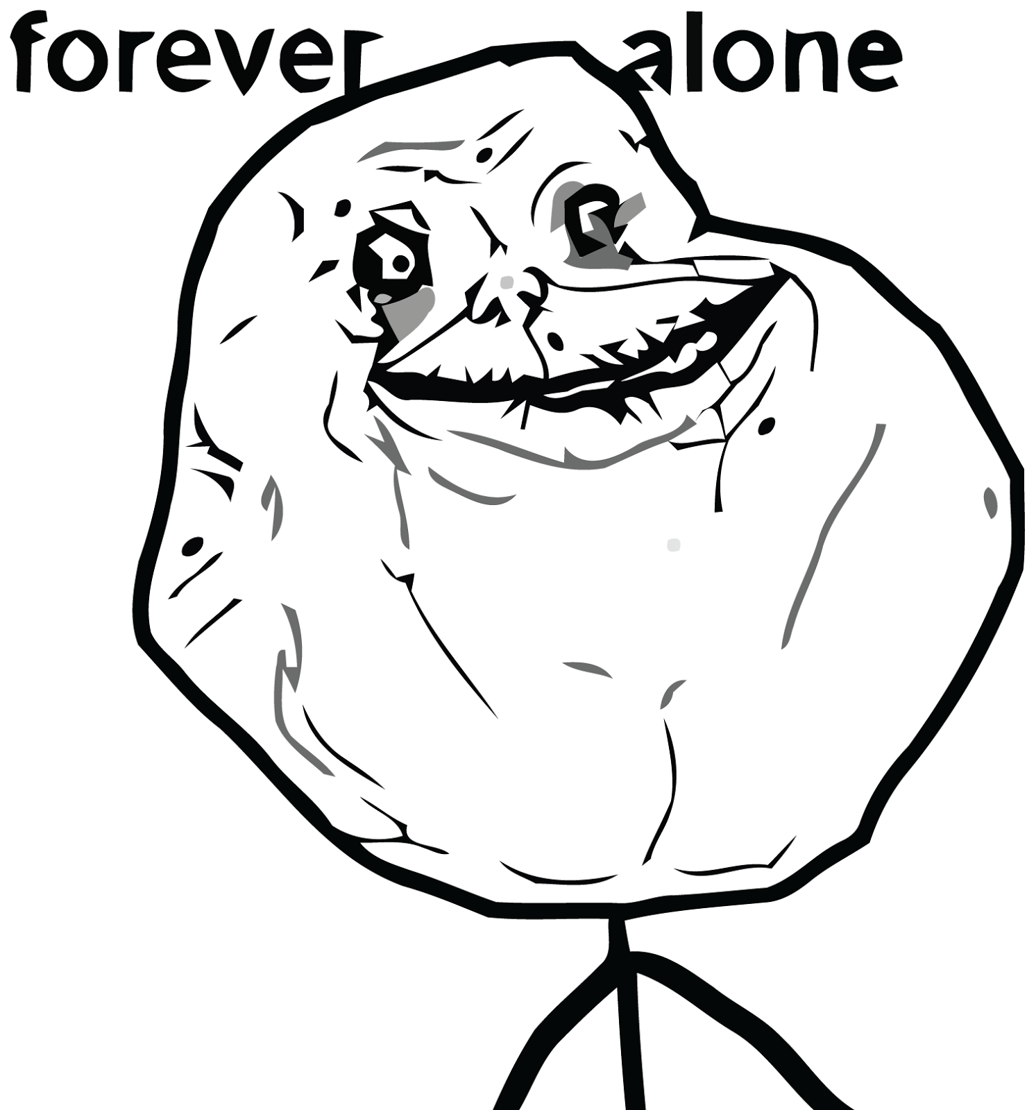 40 Meme Lucu Forever Alone Keren Dan Terbaru Kumpulan Gambar