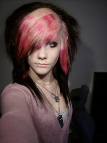 good hairstyles for girls with round. emo hairstyles for girls