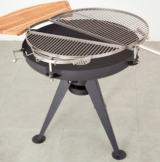 Dual Deck Grill and Firepit