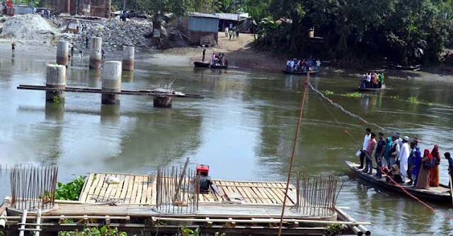 ৩ মাস ধরে বন্ধ চিত্রা সেতুর কাজ