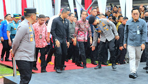 Kapolda Bersama Gubernur dan Pangdam Dampingi Presiden Jokowi Kunker di Sumut