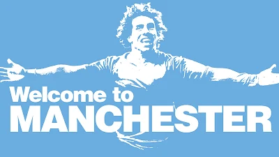 Carlos Tevez Welcome to Manchester poster