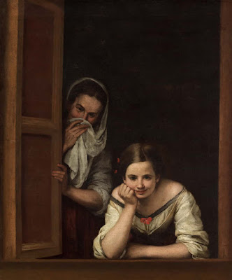  Murillo - Deux femmes à la fenêtre,1655-1660. 