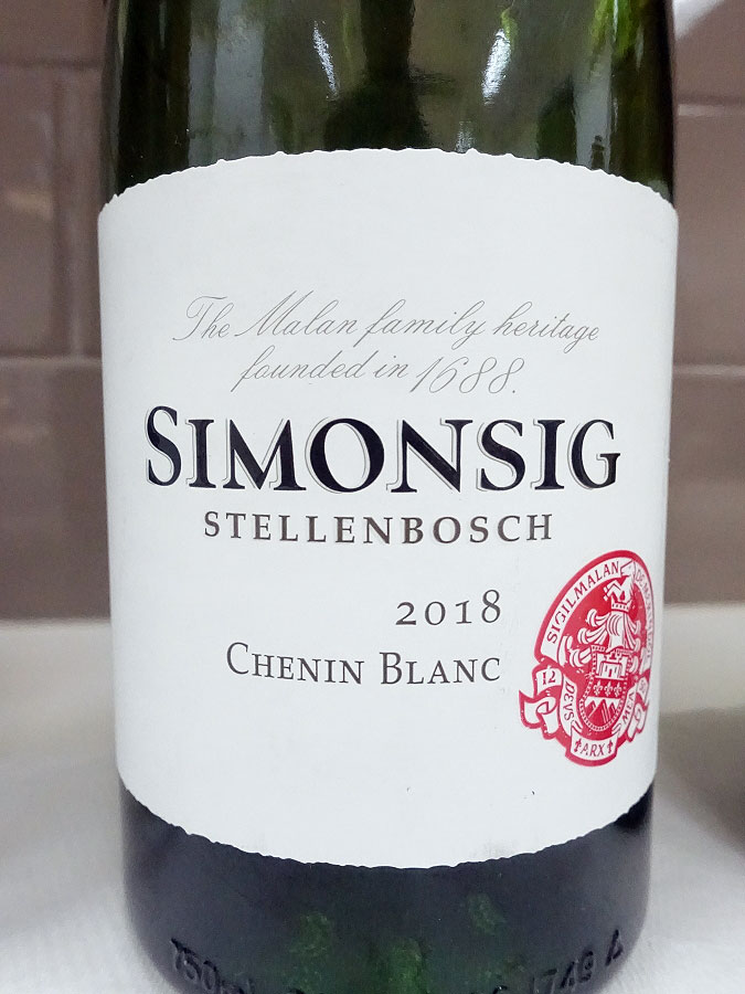 Simonsig Chenin Blanc 2018 (89 pts)