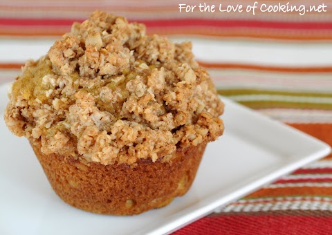 Daniel spend love: Pumpkin Muffins with Oatmeal Streusel ...