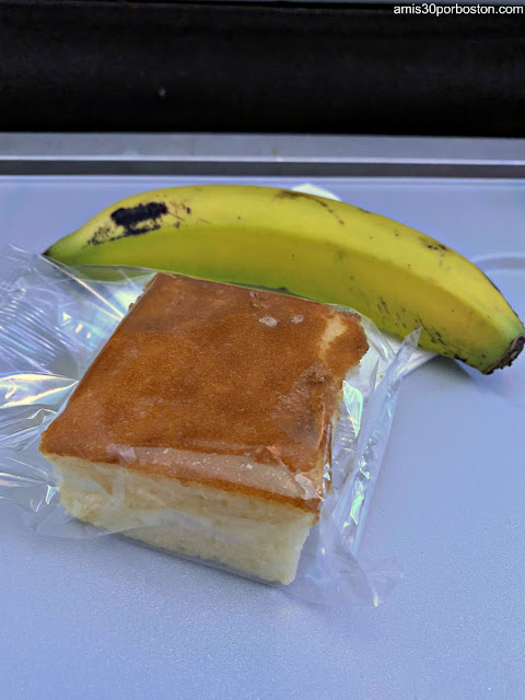 Merienda Vuelo de Iberia de Madrid - Boston