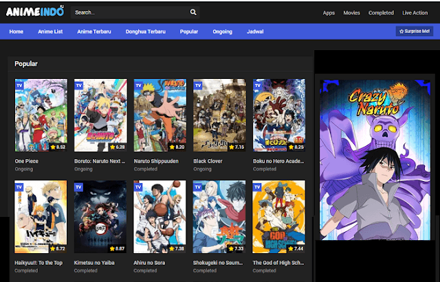 Situs Samehadaku Terbaru Nonton dan download Anime Sub Indo