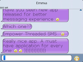 Empower Threaded SMS v3.0 for BlackBerry