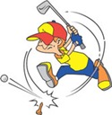 golfing
