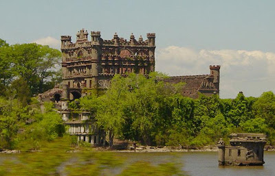 Bannerman Castle sits on Pollepel Island in the Hudson River, New York.  It is thought to be haunted by a malevolent spirit which caused a series of disasters over the ages, including the destruction of the castle.