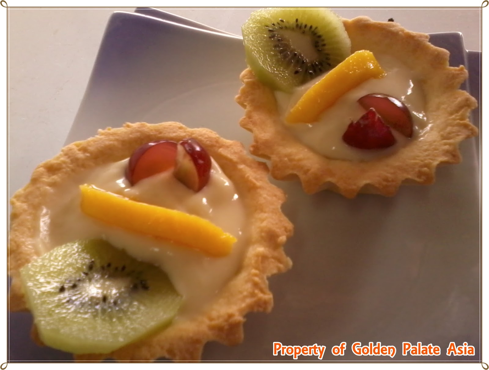 Golden Palate Asia: Fruit Tartlets with Custard Crème filling
