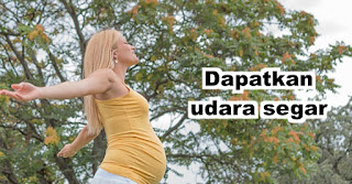 Dapatkan udara segar untuk membantu mengurangi morning sickness