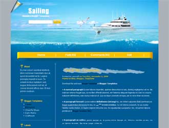 Sailing Blogger Template