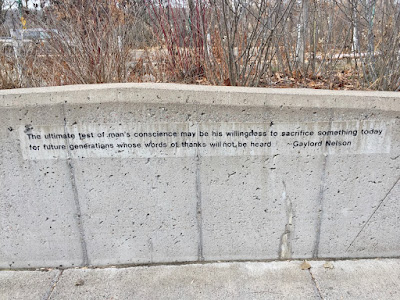 “The ultimate test of man's conscience may be his willingness to sacrifice something today for future generations whose words of thanks will not be heard.” ― Gaylord Nelson