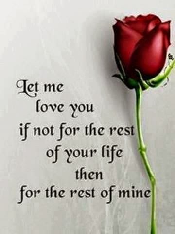Let Me Love Your For Rest Of My Life