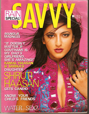 Shruti Hassan Red Hot Scans from Savvy Mag