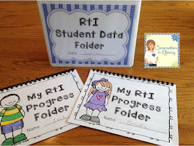 RTI Binders and Graphs for Teachers and Students
